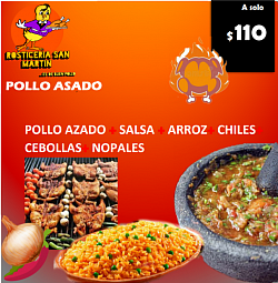 Paquete pollo asado